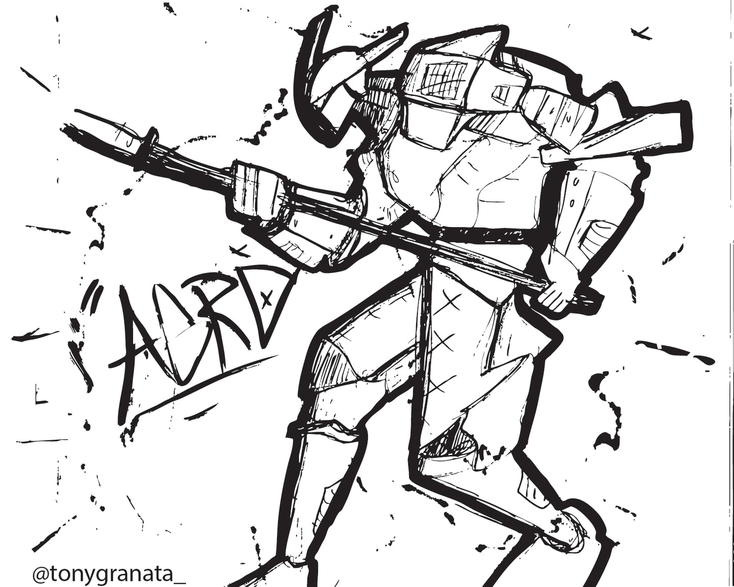 Robot Sticker